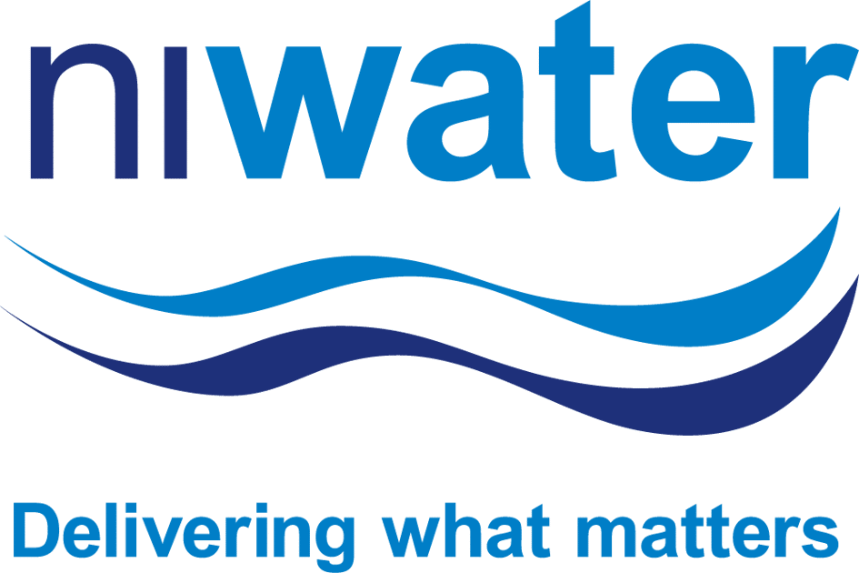 NI Water, Delivering What Matters logo in colour