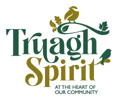 Truagh Spirit, at the Heart of Our Community logo in colour