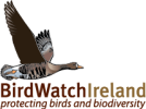 BirdWatch Ireland, Protecting Birds and Biodiversity logo in colour